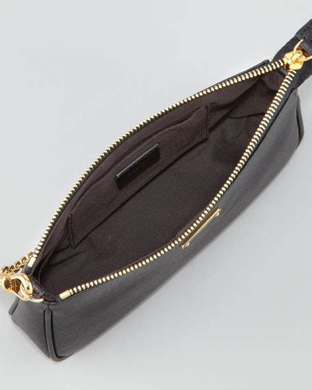 Fendi Crayon Pochette Bag, Black 